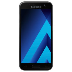 Samsung Galaxy A3 Smartphone (2017), Android, 4.7, 4G LTE, SIM Free, 16GB Black Sky